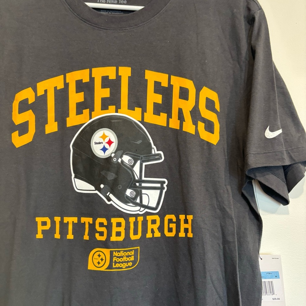 Nike Gray Steelers Graphic Tee
